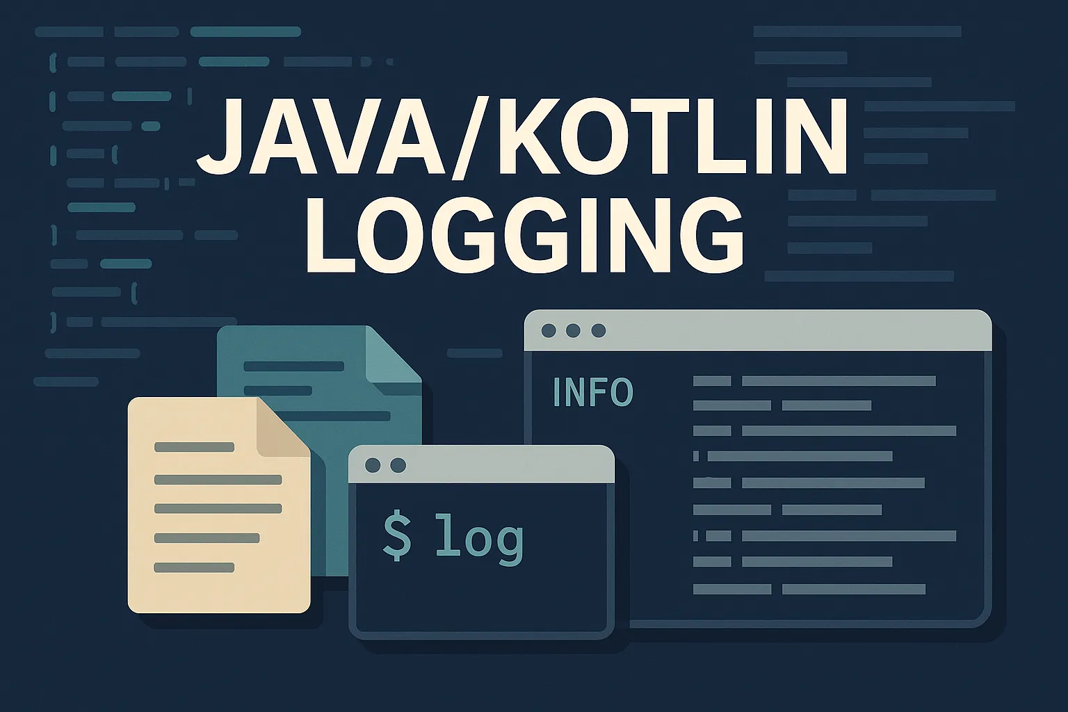 Best login practices in Java & Kotlin